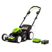 Load image into Gallery viewer, Greenworks Pro 21-Inch 80V Self-Propelled Cordless Lawn Mower, 5Ah Battery Included MO80L510
