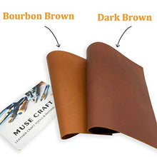 Load image into Gallery viewer, Muse Craft Flawless 12''X24'' 5-6oz Dark Brown Tooling Leather Finished Full Grain Cowhide Leather Import A Grade Leather Hide 1.8-2.1mm Tooling Sewing Hobby Workshop Crafting Leather
