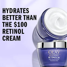 Load image into Gallery viewer, Olay Regenerist Retinol Moisturizer, Retinol 24 Night Face Cream, 1.7 Oz + Whip Face Moisturizer Travel/Trial Size Gift Set
