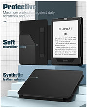 Load image into Gallery viewer, Dadanism Case Fit New 6.8" Kindle Paperwhite and Kindle Paperwhite Signature Edition 11th Gen 2021, Light Cover Case with Hand Strap Auto Wake/Sleep for Kindle Paperwhite 2021 E-Reader, Black
