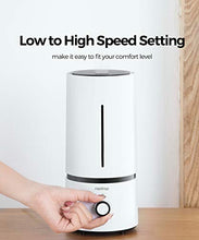 Load image into Gallery viewer, raydrop Cool Mist Humidifiers for Babies, 1.70 L Quiet and Small Ultrasonic Humidifier for Bedroom Nightstand, Space-Saving, Auto Shut Off-(0.45 Gallon, US 110 V)
