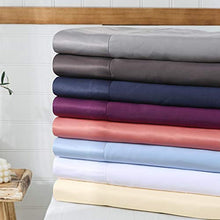 Load image into Gallery viewer, Abakan Full Bed Sheet Set Extra Soft 1800 Thread Count Silky Smooth Microfiber Hotel Luxurious Premium Cooling Sheet Breathable, Wrinkle, Fade Resistant Deep Pocket - 4 Piece (Full, Navy Blue)
