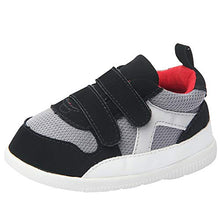 Load image into Gallery viewer, Kuner Baby Boys and Girls Cotton Rubber Sloe Outdoor Sneaker First Walkers Shoes (13.5cm(12-18months), Black)

