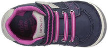 Load image into Gallery viewer, Stride Rite baby girls Srt Soft Motion Artie Athletic Sneaker, Navy/Pink, 4 Toddler US
