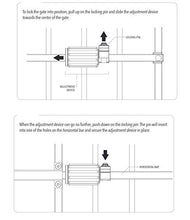 Load image into Gallery viewer, Carlson Lil Tuffy Metal Expandable Gate
