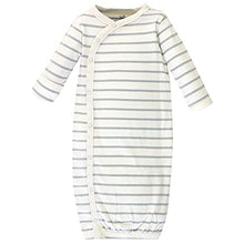 Load image into Gallery viewer, Touched by Nature Baby Organic Cotton Kimono Gowns, Mr. Moon, Preemie
