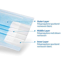 Load image into Gallery viewer, BYD CARE Single Use Disposable 3-Ply Mask, ASTM Level 3, Daily protection for men and women for Home, Office, School, Restaurants, Gyms, Outdoor and Indoor, Box of 50 PCs
