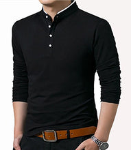 Load image into Gallery viewer, YTD Mens Summer Slim Fit Pure Color Short Sleeve Polo Casual T-Shirts (US Small, Wine Red)
