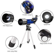 Load image into Gallery viewer, Telescope for Kids Beginners Adults, 70mm Astronomy Refractor Telescope with Adjustable Tripod - Perfect Telescope Gift for Kids
