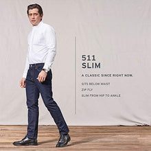 Load image into Gallery viewer, Levi's Men's 511 Slim Jeans, Dark Slate - Stretch, 34W x 34L
