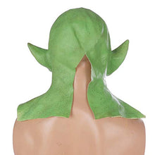Load image into Gallery viewer, Ghost Cosplay Mask Goblin Costume Full Face Mask Halloween for Adults Masquerade Party Green

