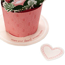 Load image into Gallery viewer, Hallmark Paper Wonder Pop Up Valentines Day Card, Displayable Bouquet (Happy Heart)
