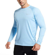 Load image into Gallery viewer, ZENGVEE 3 Pack Men's Sun Protection Long Sleeve Fishing Shirts UPF 50+ Quick Dry Swim Shirts for Hiking,Athletic,Running,Workout,Outdoor(Gray Blue Darkgray,S)
