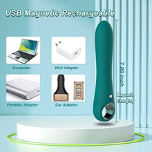 Load image into Gallery viewer, G Spot Vibrator Dildo with 10 Vibration Modes, Tuitionua Soft Silicone Powerful Vibrating Massagers for Clitoral Vagina and Anal Stimulation, Adult Sex Toys for Women or Men(Green)
