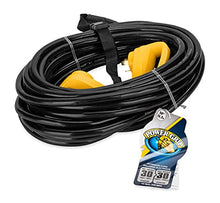 Load image into Gallery viewer, Camco 50' PowerGrip Heavy-Duty Outdoor 30-Amp Extension Cord for RV and Auto | Allows for Additional Length to Reach Distant Power Outlets | Built to Last (55197)
