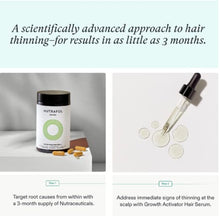 Load image into Gallery viewer, Fullest Hair Growth Kit: Nutrafol Women Clinically Proven Hair Supplement and Growth Activator Hair Serum with Patent-Pending Ashwagandha Exosome Technology (3-Month Supply)
