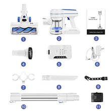 Load image into Gallery viewer, APOSEN Cordless Vacuum Cleaner, Upgraded Powerful Suction 4 in 1 Stick Vacuum Cleaner 35min-Running Detachable Battery, 1.2L Large-Capacity Dust Cup Vacuum Ideal for Hard Floor Carpet Pet Hair-H120
