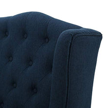 Load image into Gallery viewer, Christopher Knight Home Toddman High-Back Fabric Club Chair, Dark Blue
