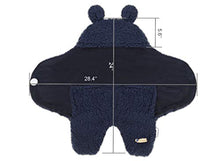 Load image into Gallery viewer, BlueSnail Newborn Receiving Blanket Baby Sleeping Wrap Swaddle(Navy)
