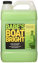 Load image into Gallery viewer, BABE'S BB7001 Boat Bright Spray Wax Cleaner - Gallon
