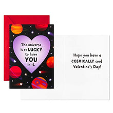 Load image into Gallery viewer, Hallmark Valentines Day Cards Assortment for Kids, 8 Valentine's Day Cards with Envelopes (Outer Space)
