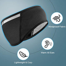 Load image into Gallery viewer, ROCKBROS Fleece Ear Warmers Headband Men Women for Running Cycling Biking Warm Ski Ear Band for Winter Cold Weather
