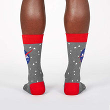 Load image into Gallery viewer, Sock It To Me Men's Crew NASA Stargazer Glow In The Dark Socks
