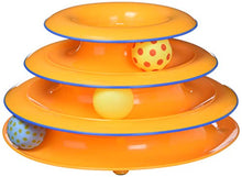 Load image into Gallery viewer, Petstages Tower of Tracks Cat Toy – 3 Levels of Interactive Play – Circle Track with Moving Balls Satisfies Kitty’s Hunting, Chasing &amp; Exercising Needs
