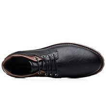 Load image into Gallery viewer, COSIDRAM Mens Fshion Oxfords Casual Dress Shoes Business Office Classic Modern Boots Gentleman Shoes Black 9.5
