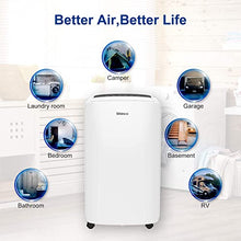 Load image into Gallery viewer, Shinco 2,000 Sq.Ft Dehumidifier for Basements, Home, Office, Bedroom, Bathroom, Laundry room and Garage. Auto or Manual Drain, Quietly Remove Moisture &amp; Control Humidity
