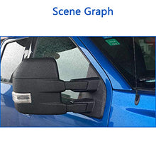 Load image into Gallery viewer, JZSUPER 2020 2019 2018 2017 2016 2015 Towing Mirrors fit for Ford F150 Pickup Truck with Turn Signal Temperature Sensor Puddle Lights Spot Lights Power Heated 22-Pin Plug

