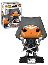 Load image into Gallery viewer, Funko Pop! Star Wars: The Mandalorian - Hooded Ahsoka with Dual Sabers Vinyl Bobblehead, Amazon Exclusive
