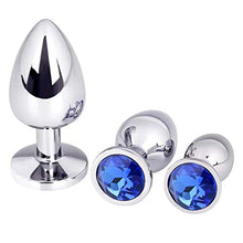 Load image into Gallery viewer, Anal Butt Plug Jeweled Amal Anales Plug for Her Play Couples Pug Trainer Kit Beginner Bead Massage Toys Women Men Adult Toys Neck JJHNV110
