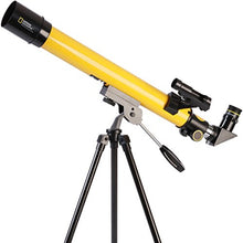 Load image into Gallery viewer, NATIONAL GEOGRAPHIC 50MM Plössl Telescope, Yellow (80-10050)
