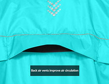 Load image into Gallery viewer, Little Donkey Andy Women's Lightweight Waterproof Cycling Running Rain Jacket, Packable Windbreaker Fall Jacket Light Blue Size M
