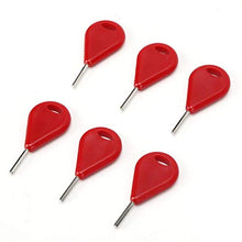Load image into Gallery viewer, Vbest life Pack of 6 Surfboard Fin Key, Metal Hex Key Surf Fin Key Spare Replacement Surfing Boar Accessory(red)
