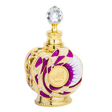 Load image into Gallery viewer, YULALI Perfume Oil for Women 15mL | Uplifting with sultry Tangerine, Apple and Nectarine, Gardenia, Ylang, Sandalwood, Musk, Patchouli and Amber | Alcohol Free Attar | Exotic by Swiss Arabian Oud
