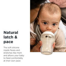 Load image into Gallery viewer, Tommee Tippee Closer To Nature Baby Bottles Slow Flow Breast-Like Nipple With Anti-Colic Valve (9oz, 4 Count)
