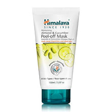 Load image into Gallery viewer, Himalaya Almond &amp; Cucumber Peel Off Mask for Purifying &amp; Deep Cleaning, to Hydrate &amp; Rejuvenate Tired Skin, 5.07 oz
