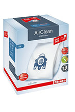 Load image into Gallery viewer, Miele AirClean 3D XL-Pack GN Dust Vacuum Bag, White, 8 Count
