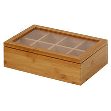 Load image into Gallery viewer, Oceanstar - TB1323 Oceanstar Bamboo Tea Box, 12 Inch, Natural
