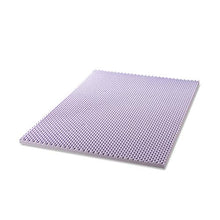 Load image into Gallery viewer, Best Price Mattress 2 Inch Egg Crate Memory Foam Mattress Topper with Soothing Lavender Infusion, CertiPUR-US Certified, Twin XL
