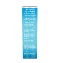 Load image into Gallery viewer, Neutrogena Hydro Boost Multivitamin Hydrating &amp; Revitalizing Face Serum with Vitamin E, Niacinamide &amp; Hyaluronic Acid to Moisturize Dry Skin &amp; Help Even Skin Tone, 1 fl. oz
