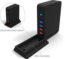 Load image into Gallery viewer, SABRENT 7 Port USB 3.0 HUB + 2 Charging Ports with 12V/4A Power Adapter [Black] (HB-U930)
