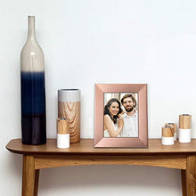 Load image into Gallery viewer, Nixplay Iris 8 Inch WiFi Digital Picture Frame Peach Copper - Share Moments Instantly via App or E-Mail
