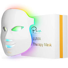 Load image into Gallery viewer, Luma LED Skin Therapy Mask - Home Skin Rejuvenation &amp; Anti-Aging Light Therapy - 7 Color LED - Facial Skin Care - Skin Tightening - Wrinkles &amp; Fine Lines - Boost Collagen - Inflammation Fighter
