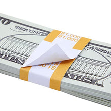Load image into Gallery viewer, 300 Pack Money Bands for Cash, Self-Adhesive Currency Straps for Bill Wrappers, 9 Standard Colors (7.75 x 1.25 In)
