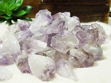 Load image into Gallery viewer, 1/2 lb Amethyst Points Stones Bulk - Raw Natural Crystals - Bulk Gemstones - for Jewelry Making, Wicca, Reiki, Crystal Healing, Wire Wrapping
