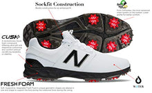 Load image into Gallery viewer, New Balance Men's Fresh Foam LinksPro Golf Shoes, White/Black, 12, D

