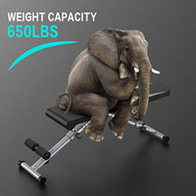 Load image into Gallery viewer, BTFING Weight Bench, Adjustable Strength Training Bench for Full Body Workout with Fast Folding
